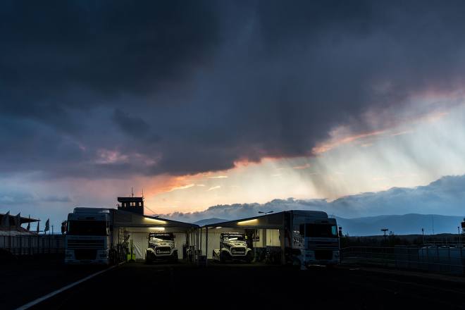 FIA European Truck Racing Championship 2017 Testfahrten Most